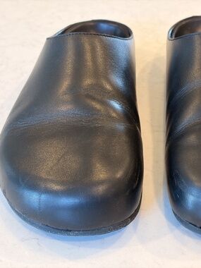 Studio Nicholson Men's Wearing Clog - Size 42 - Black Leather Slide
